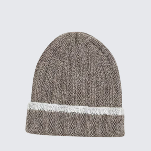 Gran Sasso Cashmere Hat – Light Brown