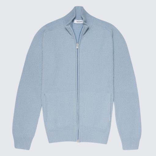 Gran Sasso - Ice Blue zip jacket
