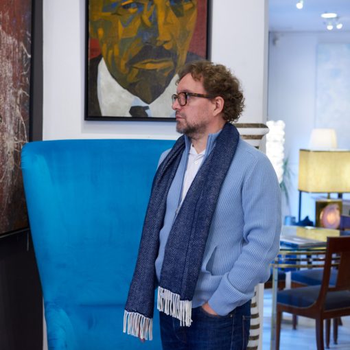 Gran Sasso - Ice Blue zip jacket