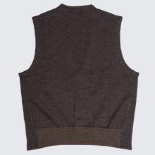 Gran Sasso - Halszálkamintás kötött mellény barna