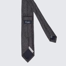 Drake's - Szőtt kasmír nyakkendő szürke