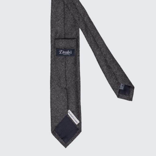 Drake's - Szőtt kasmír nyakkendő szürke