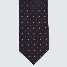 Drake's - Printed dotted tie