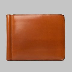 Il Bussetto - Bifold wallet with clip tan