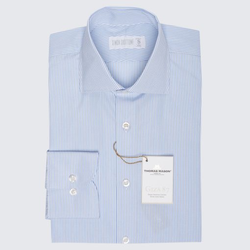 Simon Skottowe - GIZA 87 CSÍKOS ENYHÉN KARCSÚSÍTOTT ING VILÁGOSKÉK