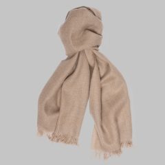Begg & Co - Kishorn cashmere scarf beige