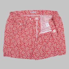 Petronius 1926 – Red and White Paisley Pattern Swim Shorts