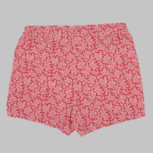 Petronius 1926 – Red and White Paisley Pattern Swim Shorts