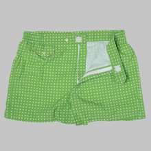 Petronius 1926 – Green Polka Dot Pattern Swim Shorts