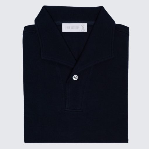 Simon Skottowe - Short sleeve polo shirt navy