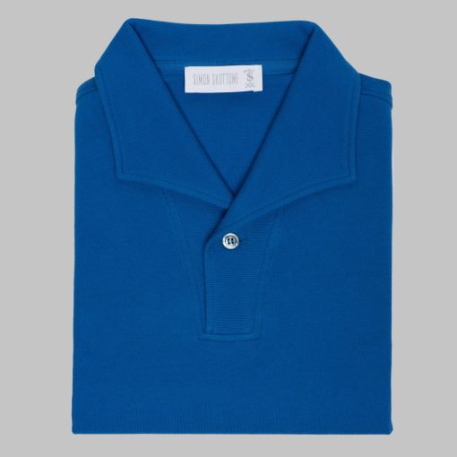 Simon Skottowe - Short sleeve polo shirt royal blue