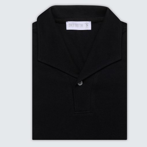 Simon Skottowe - Short sleeve polo shirt black