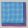 Petronius 1926 – Blue Pocket Square with Red Border and Geometric Pattern