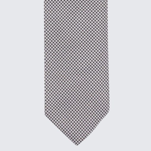 Petronius 1926 - fekete-fehér nyakkendő halcsont mintával