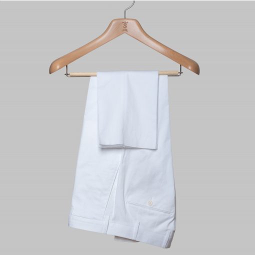 Simon Skottowe - Gabardine trousers white