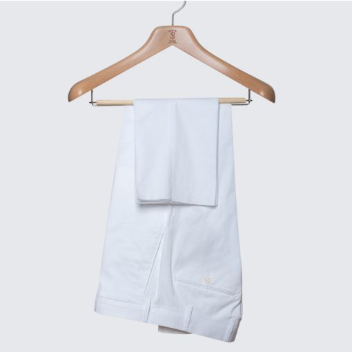 Simon Skottowe - Gabardine trousers white
