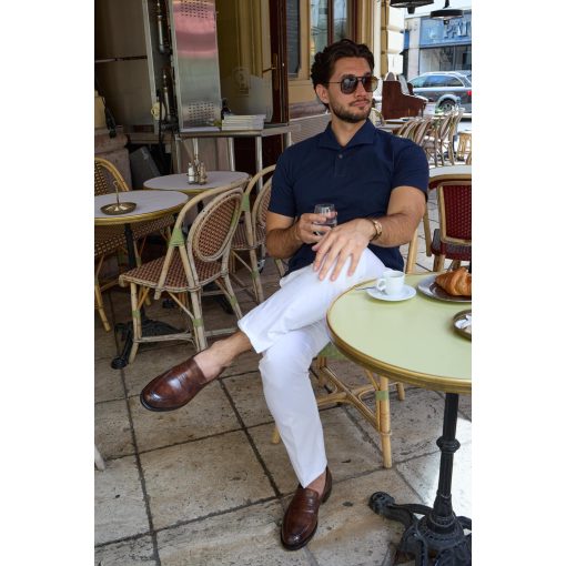 Simon Skottowe - Gabardine trousers white
