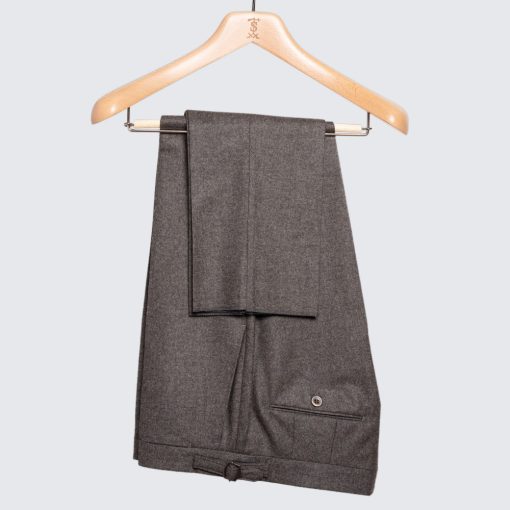 Simon Skottowe - Wool flannel trousers light brown