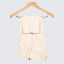 Simon Skottowe - Lenvászon/pamut "dupla pliszés" nadrág 