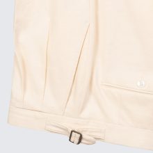 Simon Skottowe - Lenvászon/pamut "dupla pliszés" nadrág 