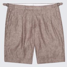 Simon Skottowe - Linen/silk shorts brown