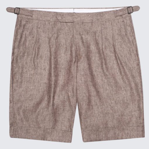 Simon Skottowe - Linen/silk shorts brown