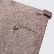 Simon Skottowe - Linen/silk shorts brown