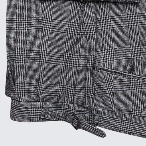 Simon Skottowe - Prince of Wales gyapjú nadrág fekete/fehér