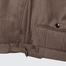 Simon Skottowe - Wool cover trousers tobacco