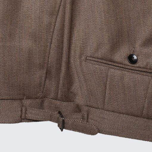 Simon Skottowe - Wool cover trousers tobacco