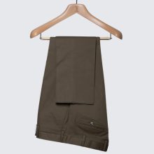 Simon Skottowe - Gabardine trousers olive green