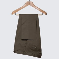 Simon Skottowe - Gabardine trousers olive green