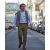 Simon Skottowe - Gabardine trousers olive green