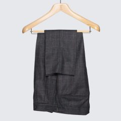   Simon Skottowe - Prince of Wales gyapjú nadrág szürke/burgundi