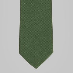 Petronius 1926 - Plain silk tie green