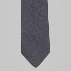 Petronius 1926 - Plain silk tie grey