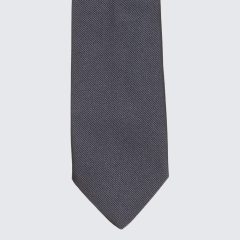 Petronius 1926 - Selyem ripsz nyakkendő grafitszürke