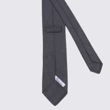 Petronius 1926 - Selyem ripsz nyakkendő grafitszürke