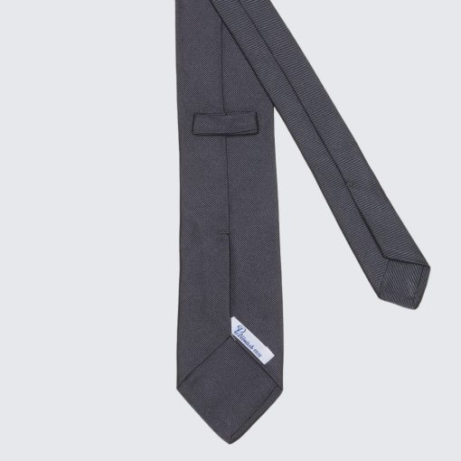 Petronius 1926 - Selyem ripsz nyakkendő grafitszürke