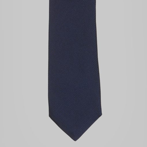 Petronius 1926 - Nyílmintás selyem nyakkendő sötétkék